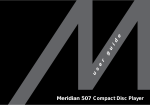 Meridian 507 User guide