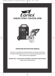 Earlex 6900 Instruction manual