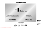 Sharp SD-AT50 Operating instructions
