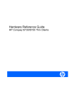 HP Compaq t5730 Thin Client Hardware reference guide