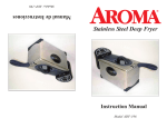 Aroma ADF-196 Instruction manual