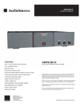 AudioSource AMPSUB210 Owner`s manual