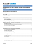 SAFARI RM-126X System information