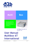 A2B Electronics Multibox 6T International User manual