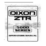 Dixon ZTR 5421 Operator`s manual