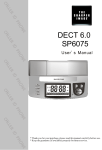 Sharper Image SP6075 Operating instructions