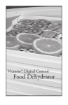 Victorio Food dehydrator Operating instructions