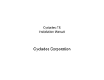 Cyclades Access Router Cyclades-PR1000 Installation manual
