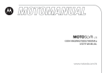 Motorola L 9 User manual