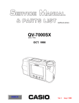 Casio QV-7000SX Specifications