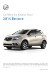 Buick 2014 Encore Car System information