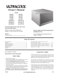 UltraCOOL ASA50 Owner`s manual