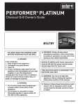 Weber Performer Touch-N-Go Ignition Owner`s manual