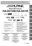 Alpine IVA-D511R Owner`s manual
