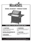 Char-Broil 463260307 Product guide