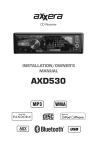 Dual Axxera AXD530 Owner`s manual