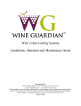 Wine Guardian Humidifier Specifications