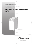 Worcester GreenStar DanesMoor Instruction manual
