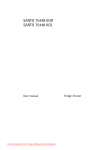 AEG SANTO 75448 KGR User manual