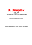 Dimplex SCx175si Specifications