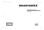 Marantz CR401 User guide