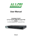Alloy POEGEM12T2SFP User manual