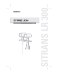 Siemens SITRANS LR 300 Instruction manual