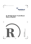 Radio Shack XL-50 Owner`s manual