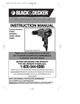 Black & Decker DR330 Instruction manual