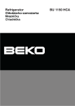 Beko BU 1150 HCA Instruction manual