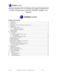 Ambient Weather WS-14 User manual