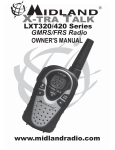 Midland LXT320 Owner`s manual