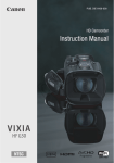 Canon VIXIA HF G30 Instruction manual