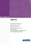 Advantech AIMB-256 User manual