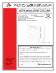 Country Flame LR-01 Specifications