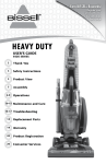 Bissell Heavy Duty Vacuum User`s guide