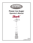 Eskimo Shark 9403S Operator`s manual