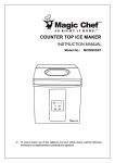 Magic Chef MCIM30SST Instruction manual