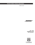 Bose FreeSpace 6 Operating instructions