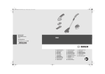 Bosch Isio Operating instructions