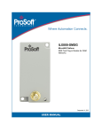 ProSoft Technology ProSoft 1560 User manual