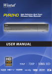 Wintal PVR2HD User manual