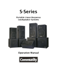 Community S-series Installation manual