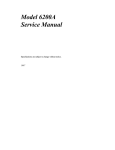 EUROCOM 6200-A DeskNote Service manual