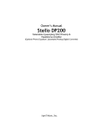 April Music Stello DP200 Owner`s manual