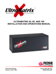 Rose electronics 4x Instruction manual