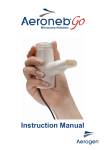 Aeroneb Go Instruction manual