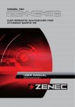 ZENEC ZE-NC4110 - MOUNTING INSTRUCTIONS FOR SANTA FE User manual