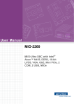 Advantech MIO-2260 User manual