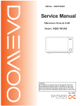 Daewoo KOC-970T1S Service manual
